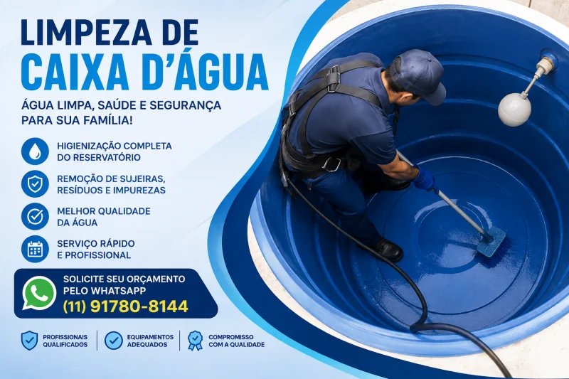 Limpeza de Caixa d’Água em São Paulo em São Paulo